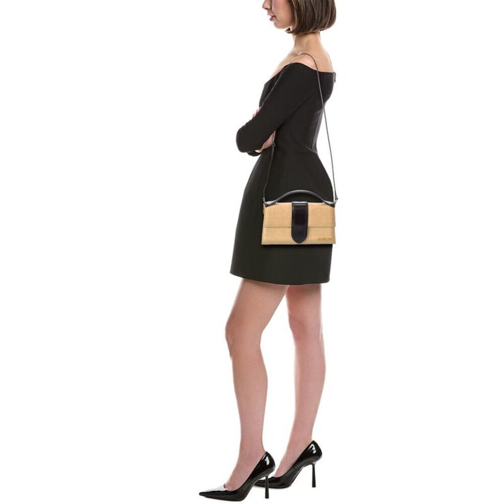 Jacquemus The Bambino Small Canvas & Leather Shoulder Bag, Brown - Picture 4 of 5